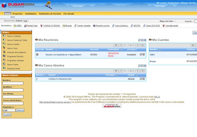 ADAPTACION DE SUGAR CRM